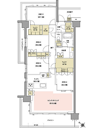 ルネ川口ユトリエ 間取り A