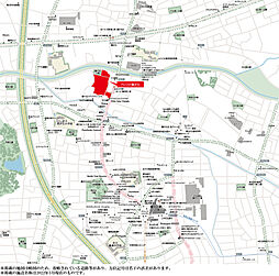 プレミスト藤が丘 現地案内図