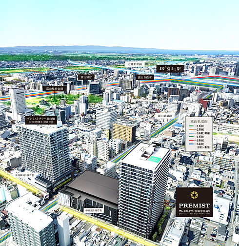 プレミストタワー富山中央通り 共用部