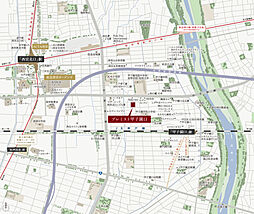 プレミスト甲子園口 現地案内図