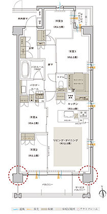 プレミスト鷺沼 間取り J