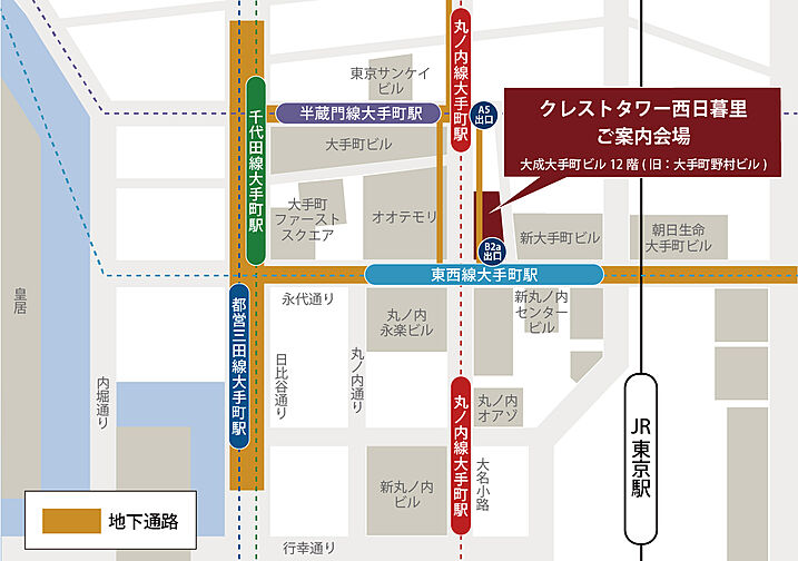 クレストタワー西日暮里 モデルルーム案内図