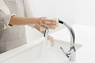 クレストタワー西日暮里 浄水器付きタッチレス混合水栓