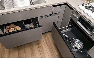 サンクレイドル高崎VII スライド式キャビネット