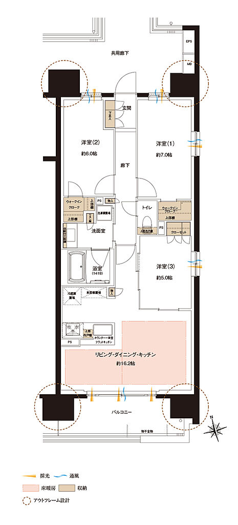 サンクレイドル池下 間取り C