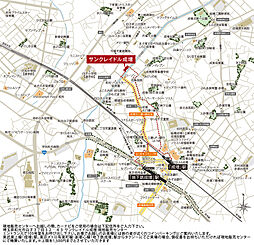 サンクレイドル成増 モデルルーム案内図