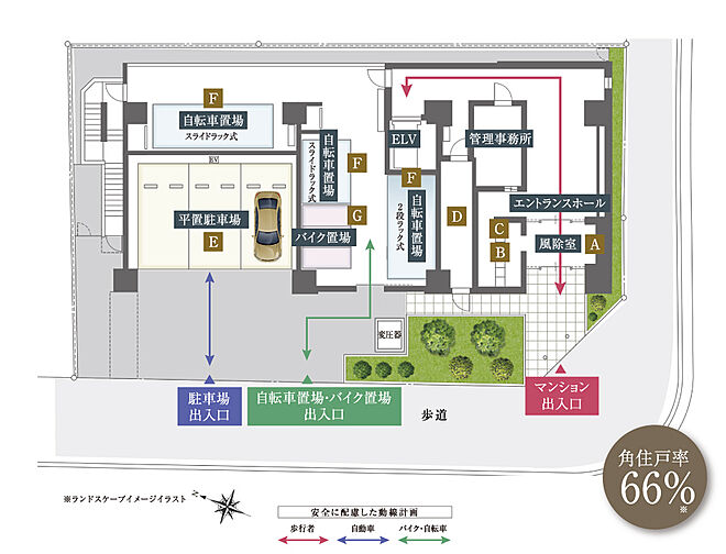 サンクレイドル千葉II 共用部