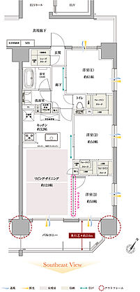 サンクレイドル小田急相模原 間取り C