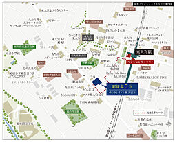 サンクレイドル東大宮IV 現地案内図