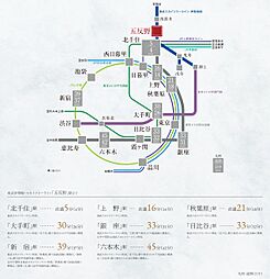 サンクレイドル五反野レジデンス アクセス図
