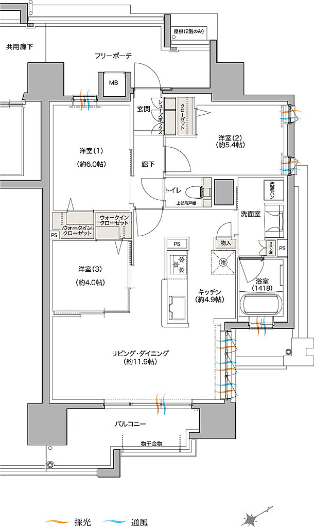 プレディア大芝パークサイド 間取り C
