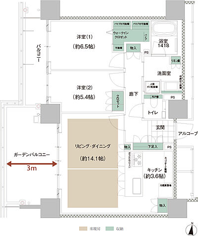 タイプ：【R-I棟】J