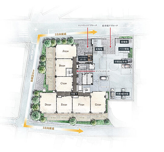 ディアナコート荏原町アトラス 共用部