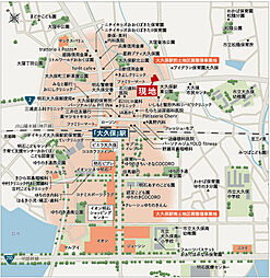 ワコーレ明石大久保ノースブライト 現地案内図