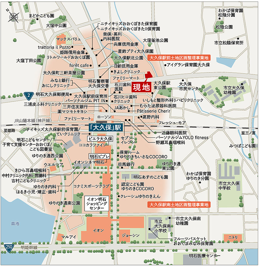 ワコーレ明石大久保ノースブライト：案内図