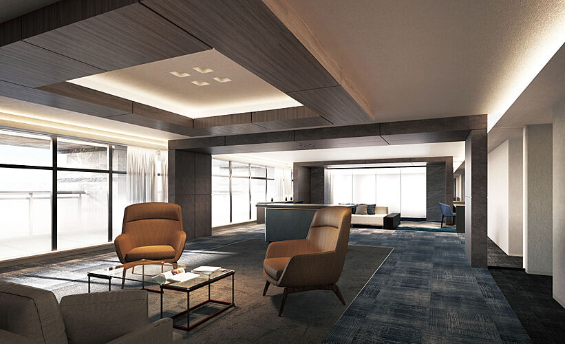 ワコーレ神戸元町ザ・ゲートタワー ロイヤルラウンジ完成予想図