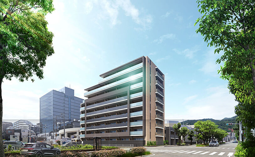 ワコーレ神戸本山ザ・グリーンアベニュー 外観完成予想図