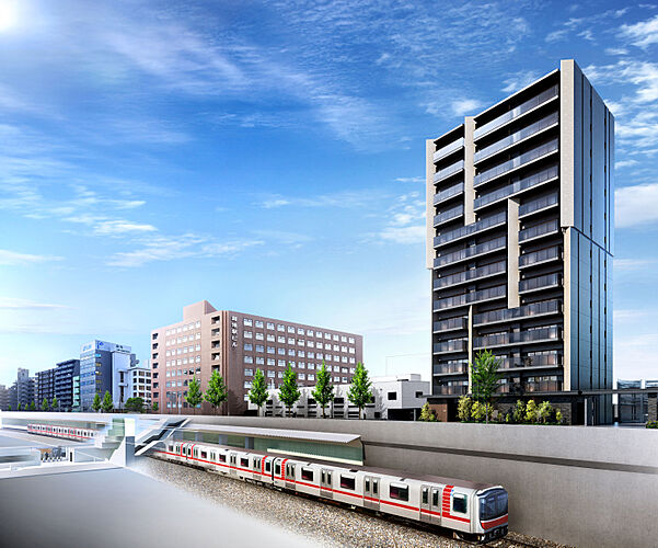 ワコーレ緑地公園駅前 外観完成予想図