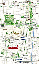 レ・ジェイド上前津 現地案内図