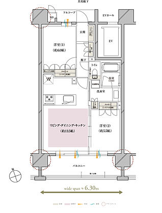レ・ジェイド上前津 間取り D