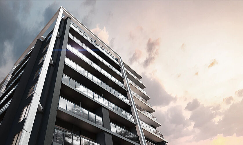 レ・ジェイド大阪梅田 外観完成予想図