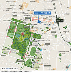 ユニハイム朝霞本町 現地案内図
