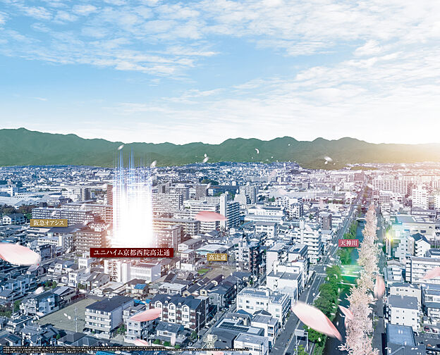 ユニハイム京都西院高辻通 外観