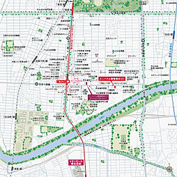 ユニハイム御堂筋あびこ モデルルーム案内図