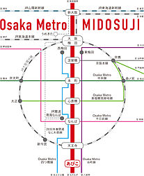 ユニハイム御堂筋あびこ アクセス図