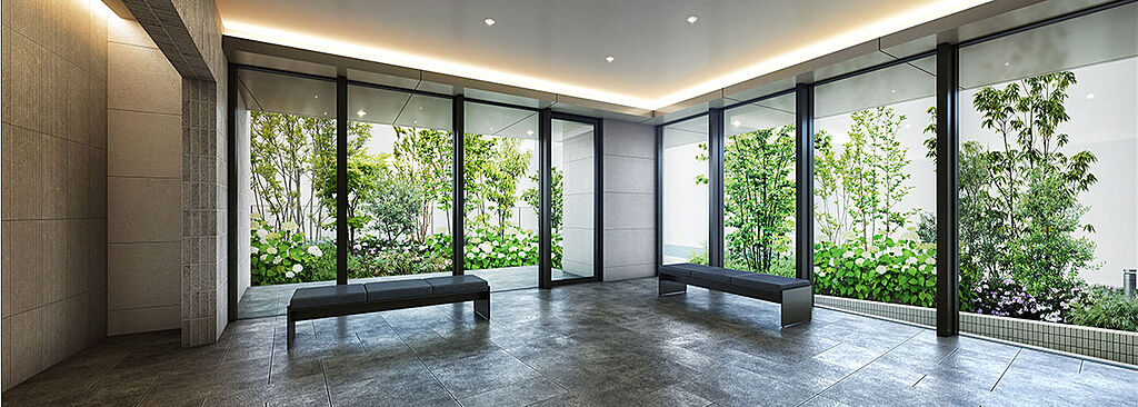 ユニハイム日根野レジデンス エントランスホール完成予想図