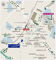 ユニハイム日根野レジデンス 現地案内図