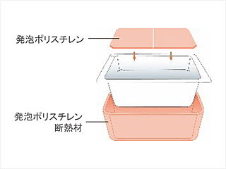 ウィルローズ府中緑町 保温浴槽（専用組みフタ・フック付）
