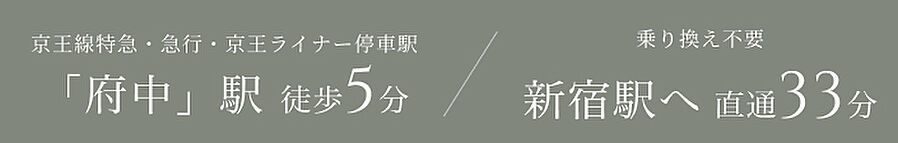 ウィルローズ府中緑町：交通図