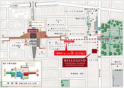 ベルジェンド横濱いずみ野 モデルルーム案内図