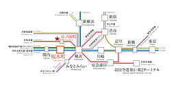 グラサージュ横濱桜木町アーバンヘリテージ アクセス図