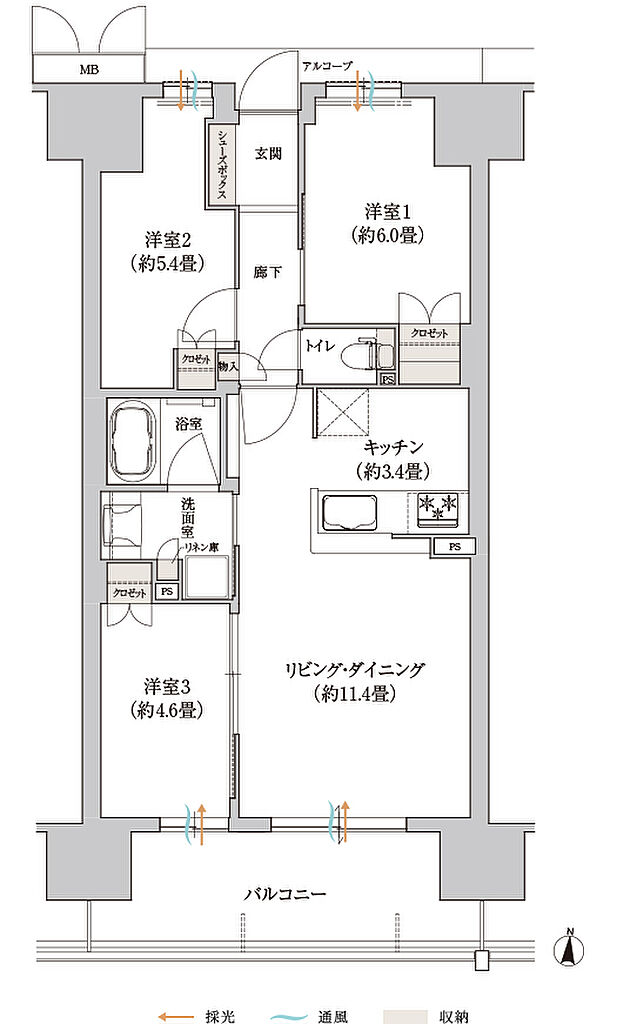 ローレルスクエアOSAKA LINK 間取り 【先着順】X1