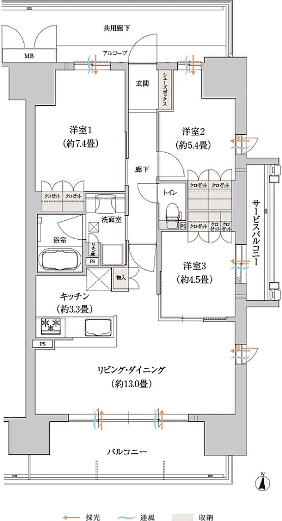 ローレルスクエアOSAKA LINK 間取り 【先着順】O