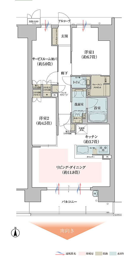 ガーデンシティ新金岡 間取り 【先着順】ST