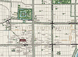 ローレルアイ京都四条大宮 現地案内図