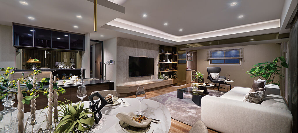 アルファ藤枝駅前ザ・タワー リビング・ダイニング