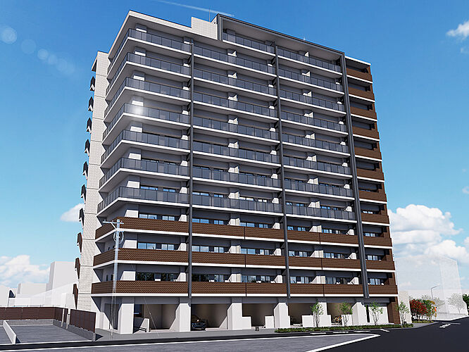 アルファステイツ四日市新正II 外観完成予想図