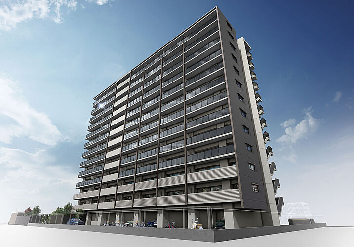 アルファステイツ下松桜町 外観完成予想図