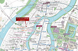 アルファステイツ中広通り 現地案内図