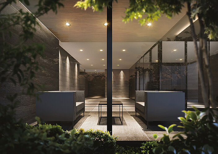 アルファステイツ博多サウス エントランスホール完成予想図