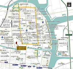 アルファステイツ南金田 御座プレイス 現地案内図
