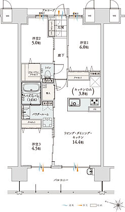 アルファステイツ神宮参道 間取り B