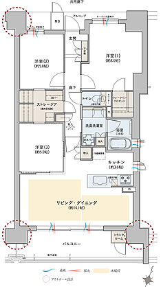 ジオ彩都いろどりの丘 間取り 【第2工区】2-Eb