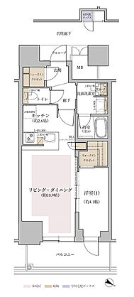 ジオタワー大阪十三 間取り 【第8期2次】UI
