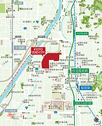 KYOTO COCO CITY 現地案内図