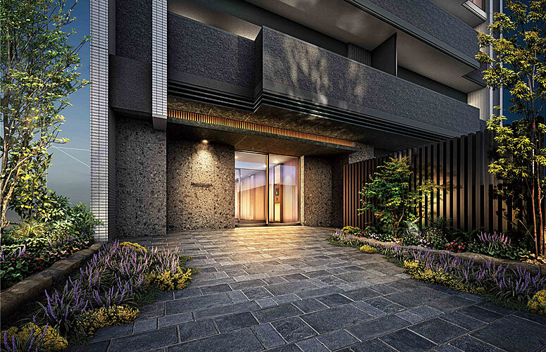 エクセレントシティ川越連雀町 エントランスアプローチ完成予想CG